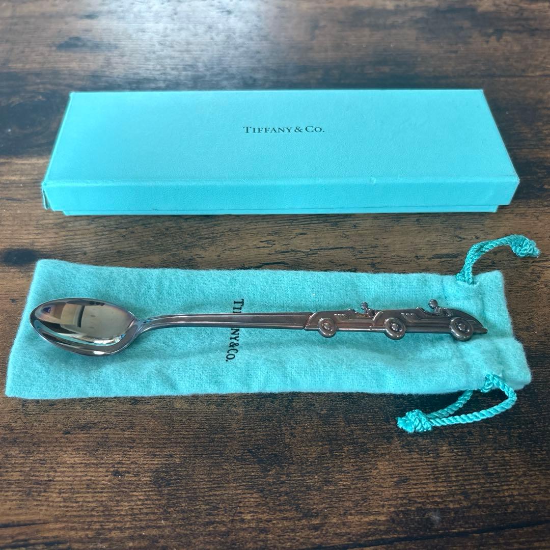 【新品】TIFFANYティファニーシルバー925スプーン食器車レーシングカー