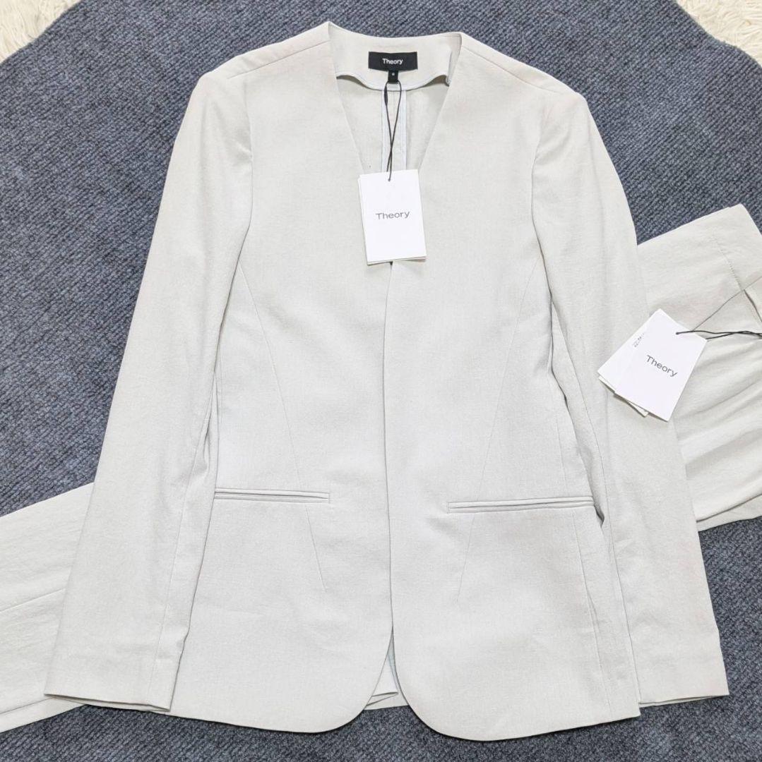 ✨新品未使用 セオリー 2024年モデル 洗える パンツスーツ グレー XS