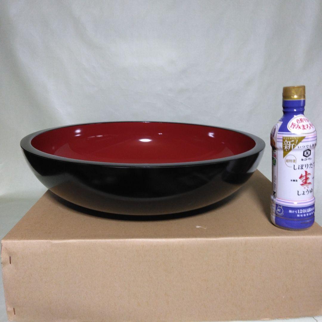 尺8寸そば打ちこね鉢　天黒内朱