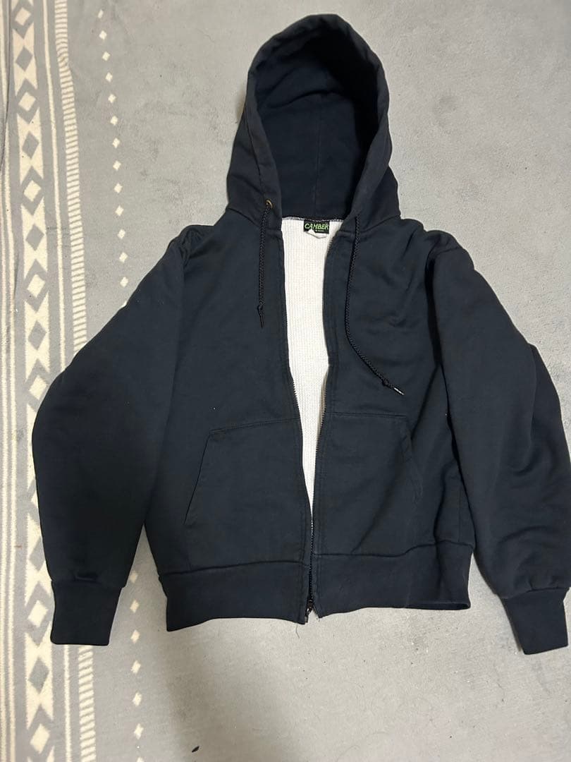 CAMBER キャンバー　ブラック　フルジップパーカー USA製