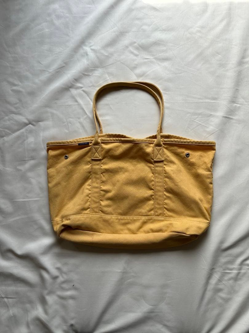 Lands' End イエローキャンバストートバッグ