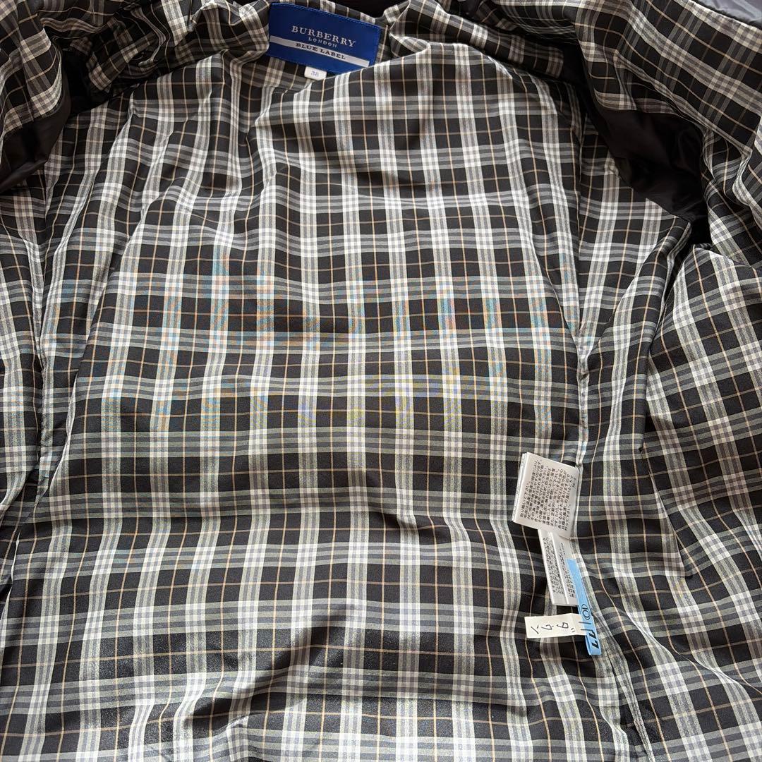 BURBERRY ブラック ダウンジャケット フード付き