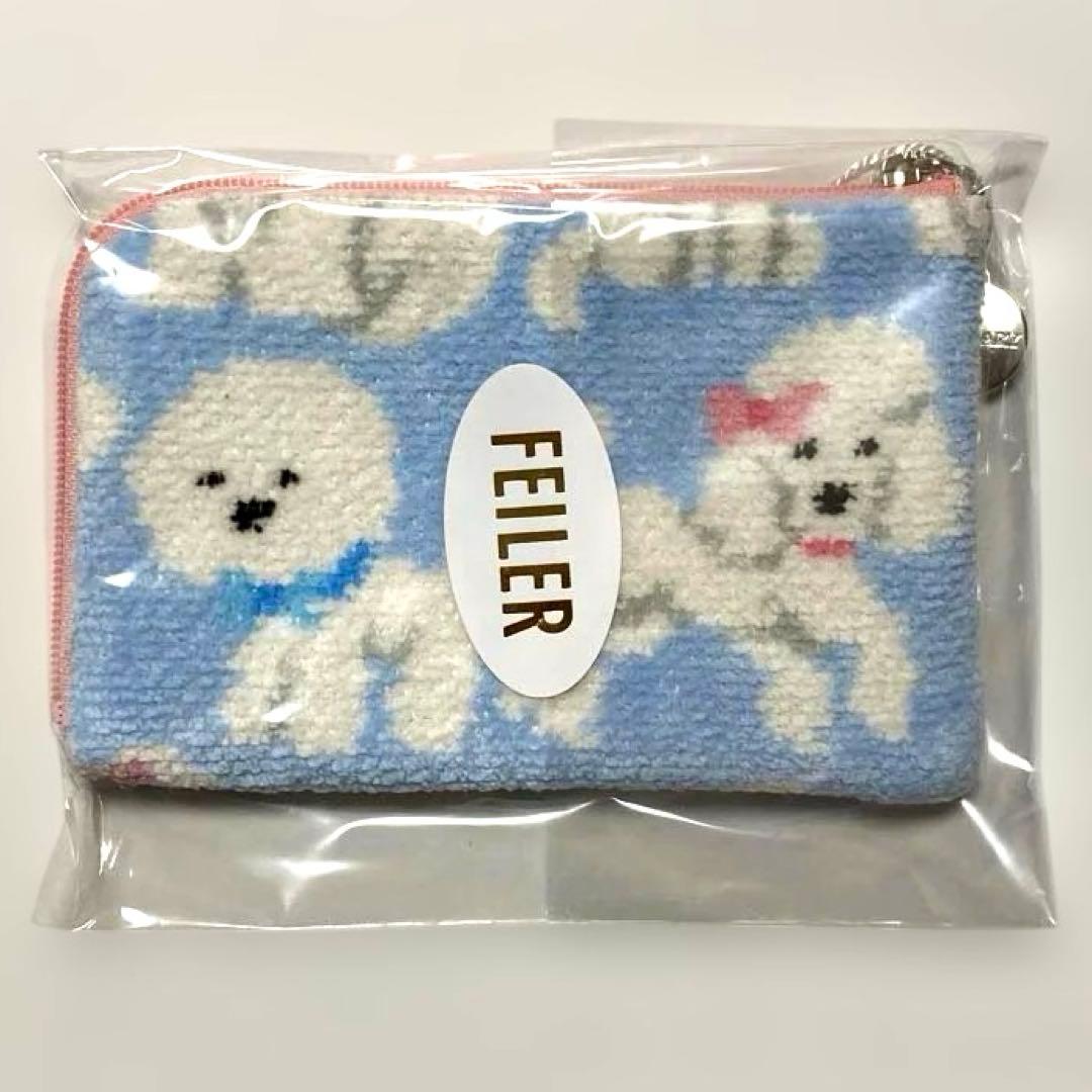 完売品❤️WEB限定✨モフモフワンチャン❤︎フェイラー❤︎フォロワー様限定❤︎Ｌ字ポーチ