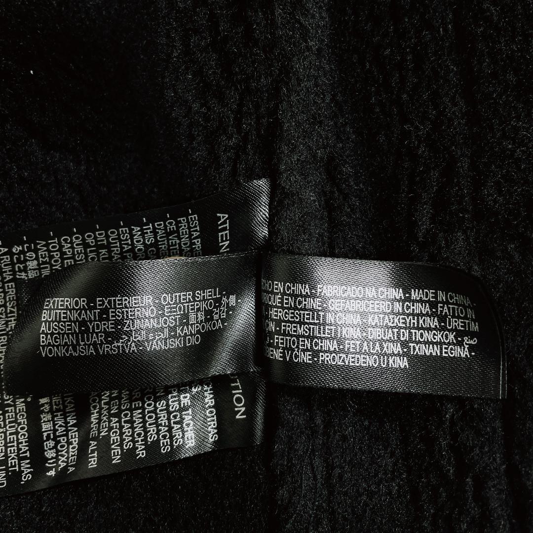 ZARA✨2024年冬✨フェイクムートン レザージャケット 黒 XL