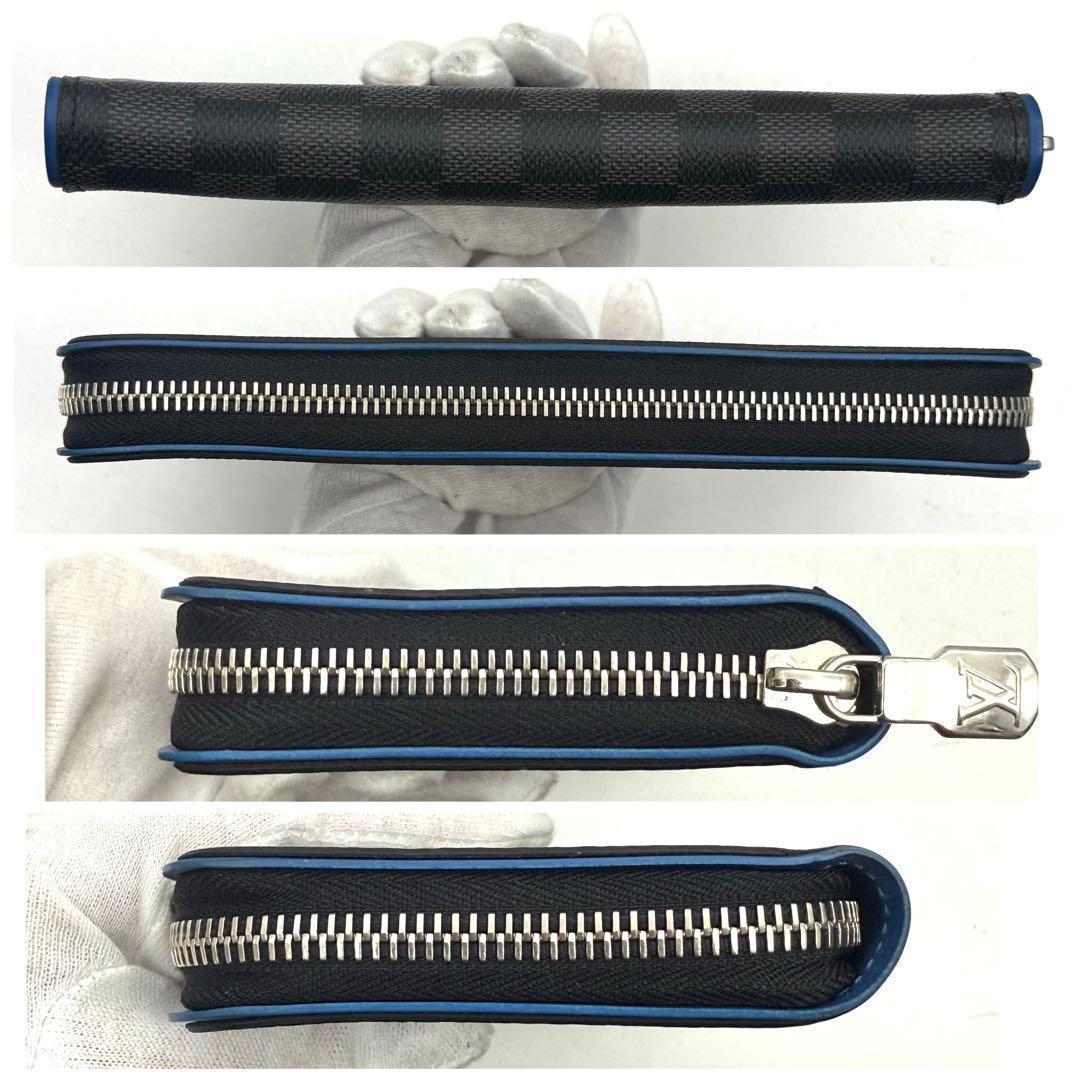 【新品近い】ルイヴィトン ダミエ グラフィット ヴェルティカル 長財布