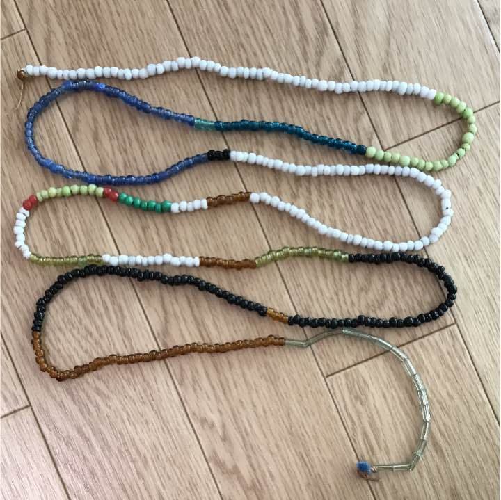 希少！  アンティーク  ガラスビーズ