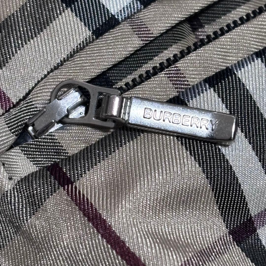 バーバリー ブラックレーベル★ステンカラーコート 黒 ノバチェック 三陽商会 L