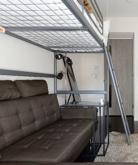 ＩＫＥＡ/イケア　ロフトベッドフレーム/ベッドベース付き90x200 cm