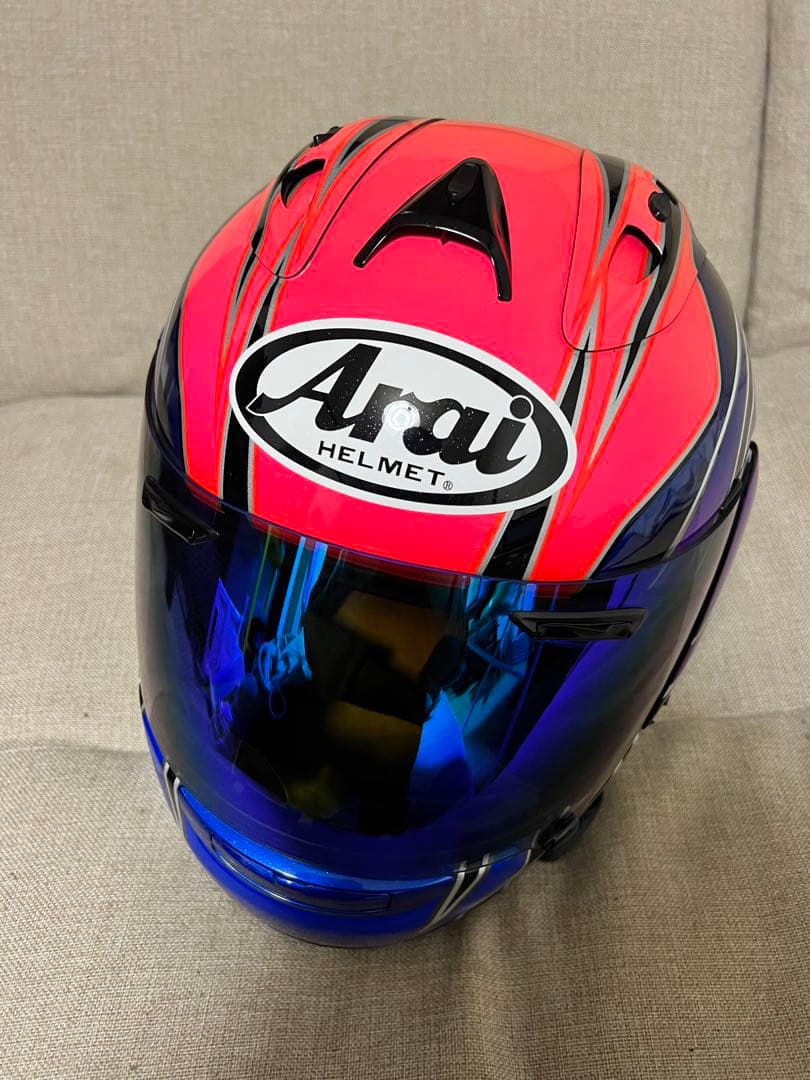 Arai フルフェイスヘルメット ピンク/ブルー