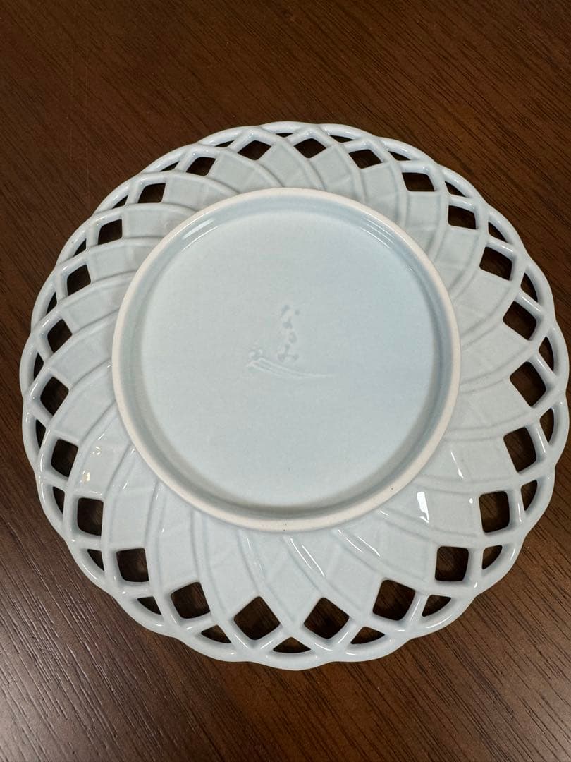 ナルミボーンチャイナ　高級磁器　牡丹柄模様の陶器皿 銘々皿　5枚セット