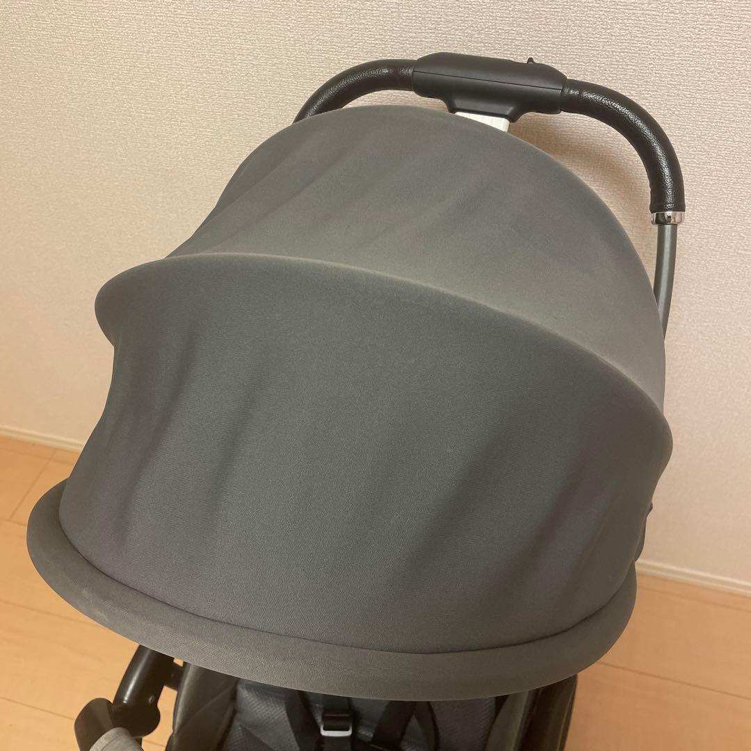 Aprica クルリー　ベビーカー　グレー　 レインカバー付き