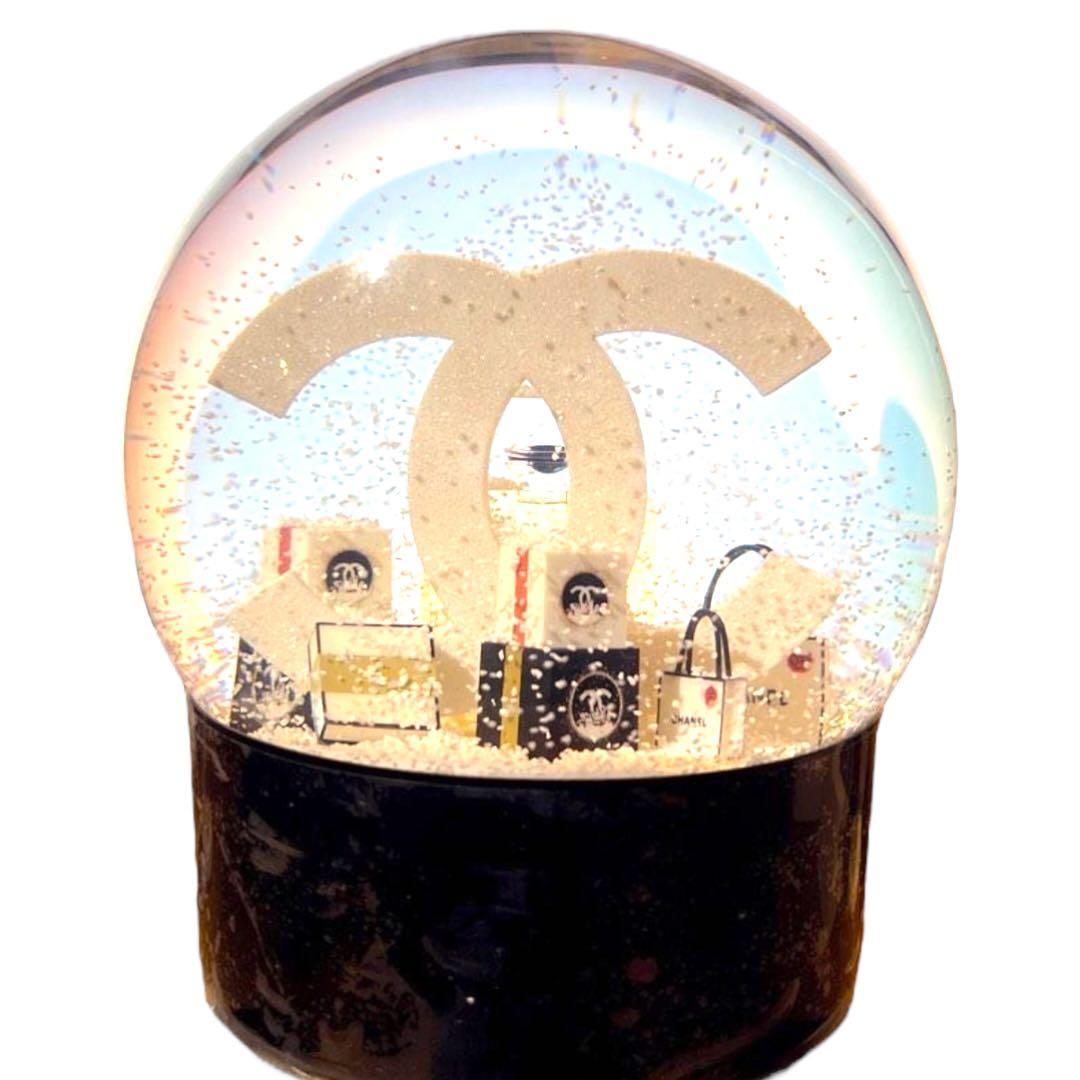 【新品未開封】 CHANEL N°5 黒 スノードーム 特大サイズ 電動式 ②
