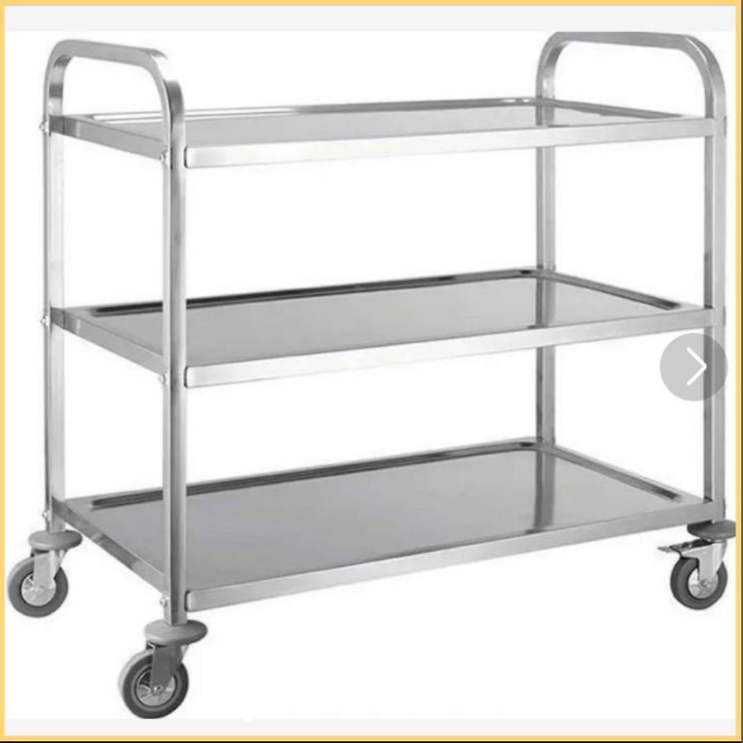 キッチンワゴン  3段 ステンレス製