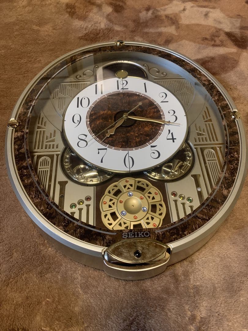【SEIKO】からくり電波時計 ウェーブシンフォニーRE568B