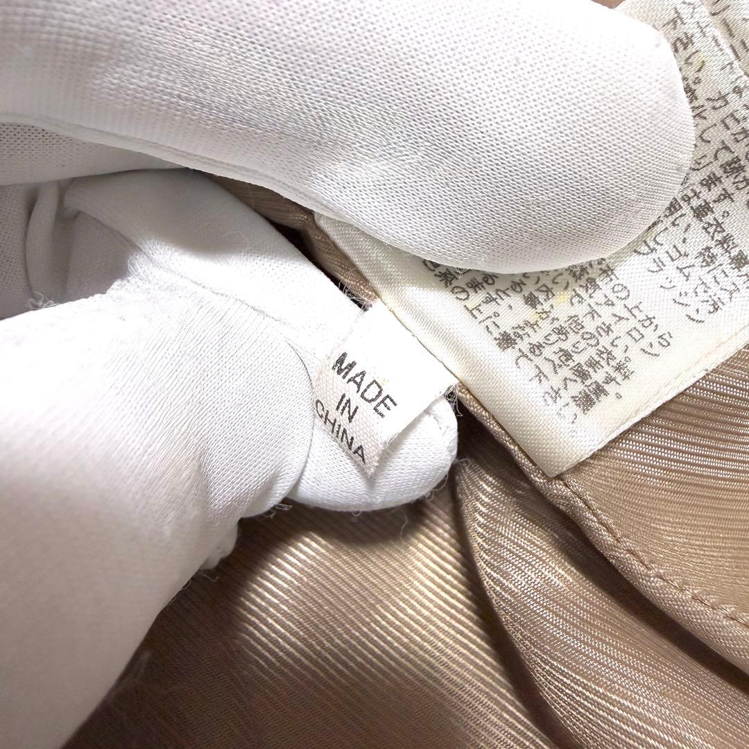 バルマン BALMAIN 羊革テーラードジャケット ベージュ 11号