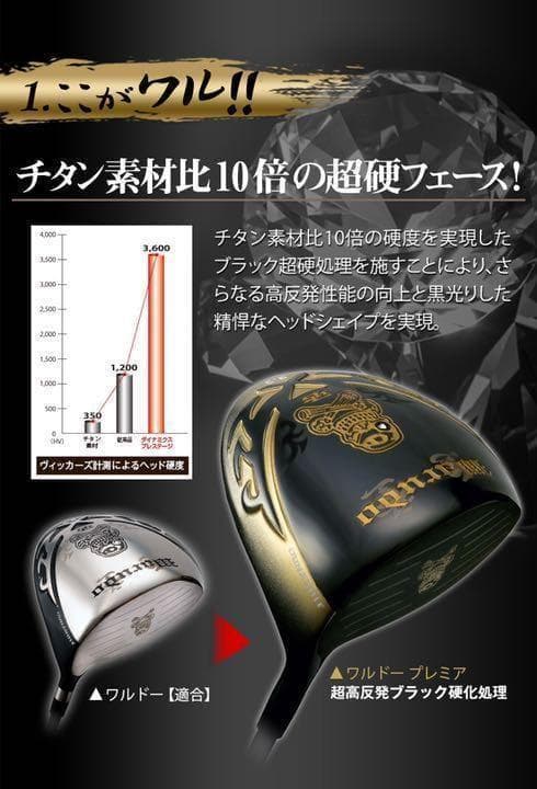 他にない個性! 三菱プレミア飛匠 ドクロ輝く超高反発の飛び! ダイナゴルフ 悪童