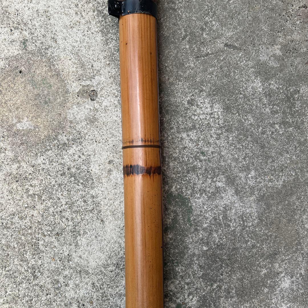 古民具　時代物　自在鉤　囲炉裏　竈門　アンティーク　魚　インテリア　竹