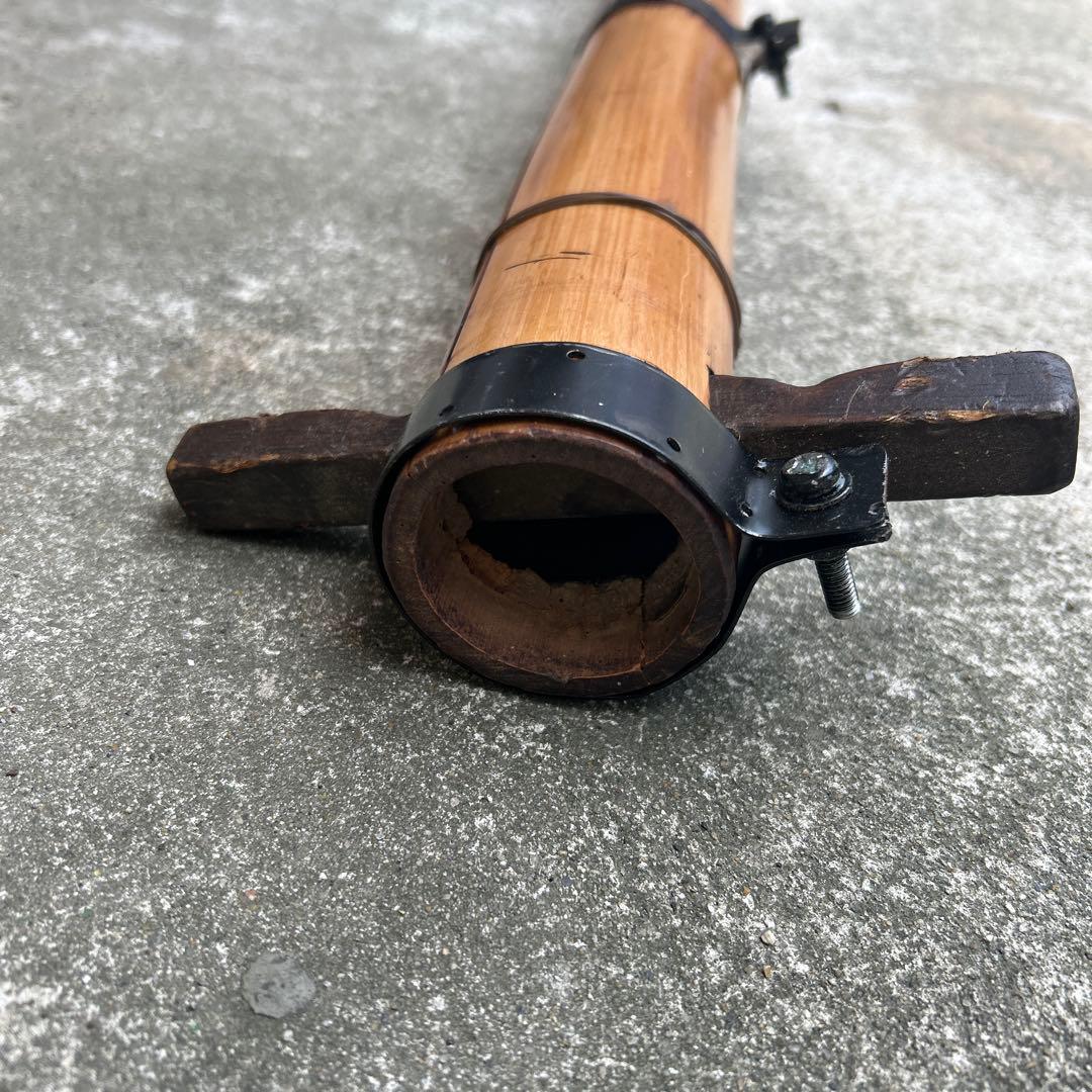 古民具　時代物　自在鉤　囲炉裏　竈門　アンティーク　魚　インテリア　竹