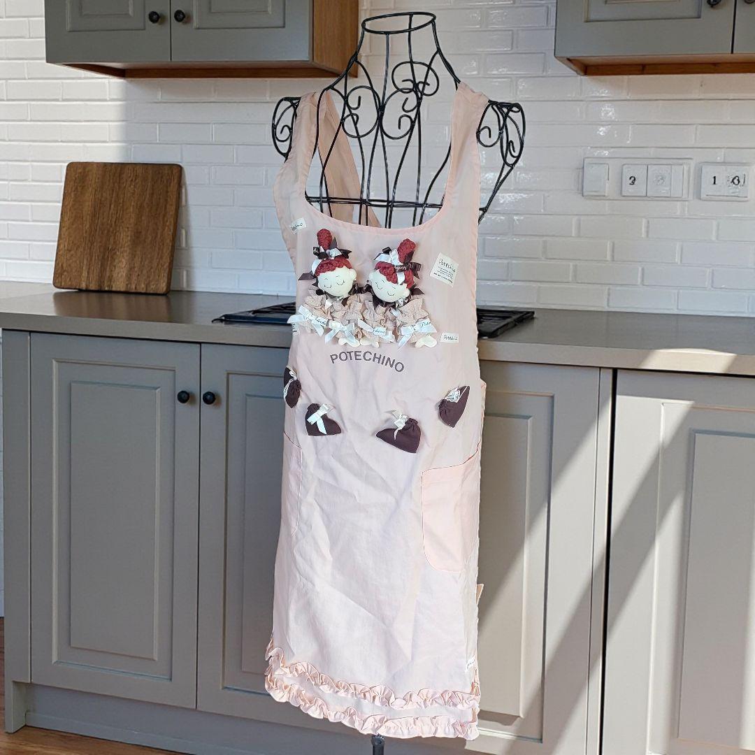 【新品未使用】Potechino ポテチーノ さえら エプロン