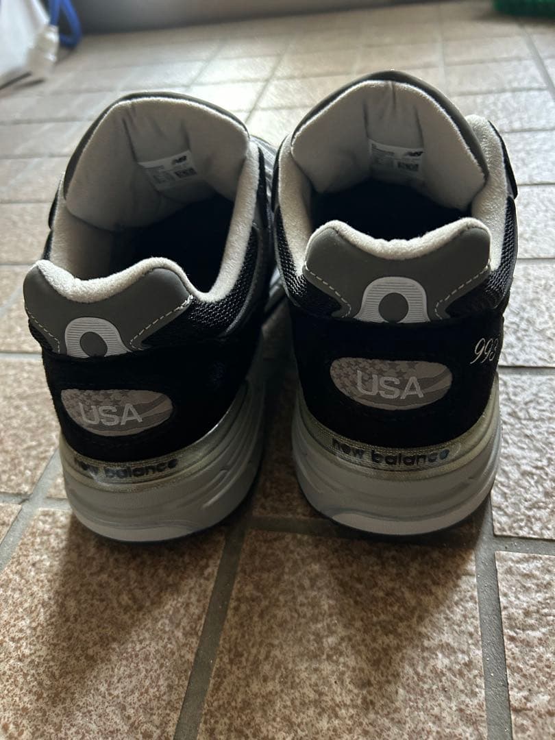 New Balance 993 ブラック/グレー