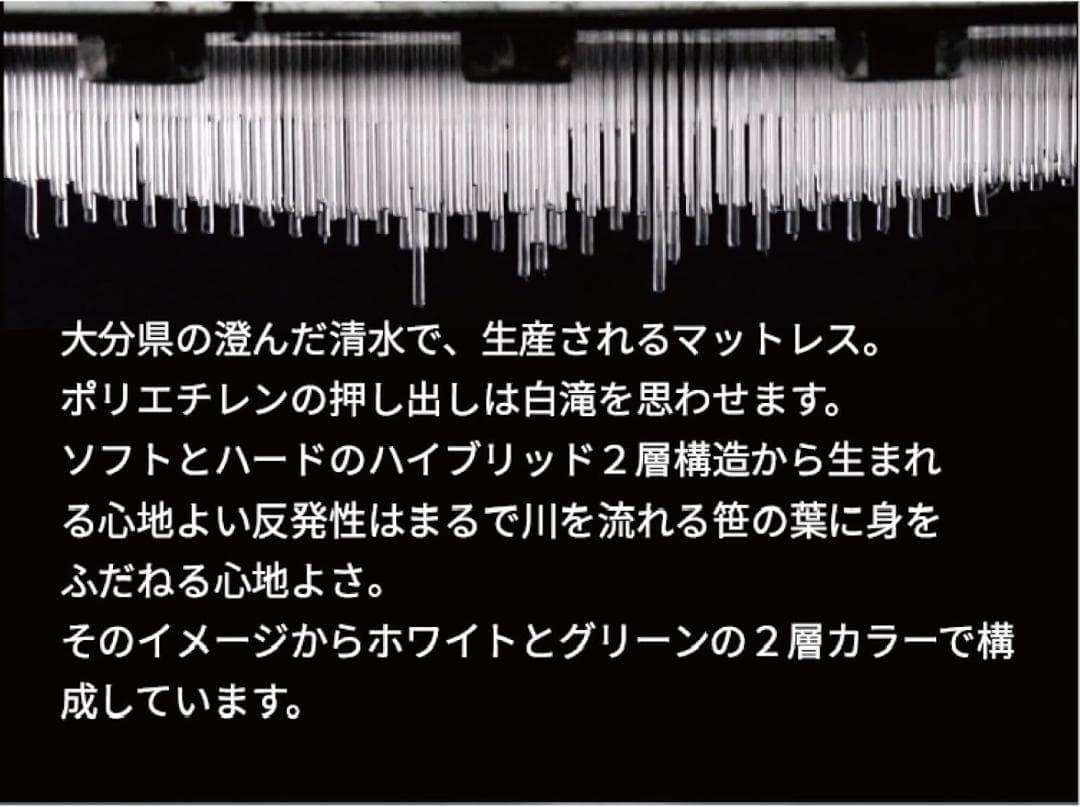 SEIRYUマットレス［シングル］厚さ3.5cm 高反発 日本製／テイジン