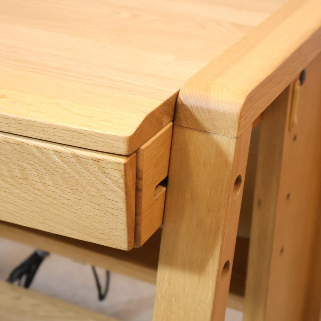 マルニ フレンディ ステップⅡ オーク 学習机 デスク 事務机 パーソナルデスク