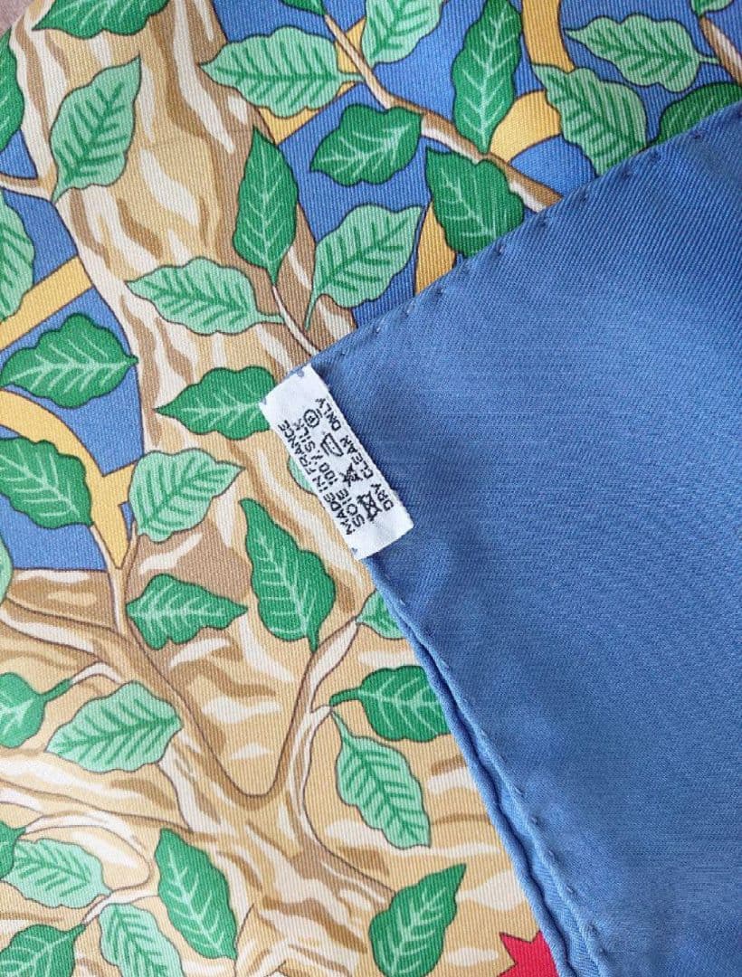 極美品！HERMES カレ90 AXIS MUNDI 世界中心軸 スカーフ