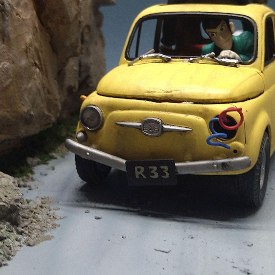 ルパン三世 カリオストロの城 追跡 プラモデル塗装済完成品