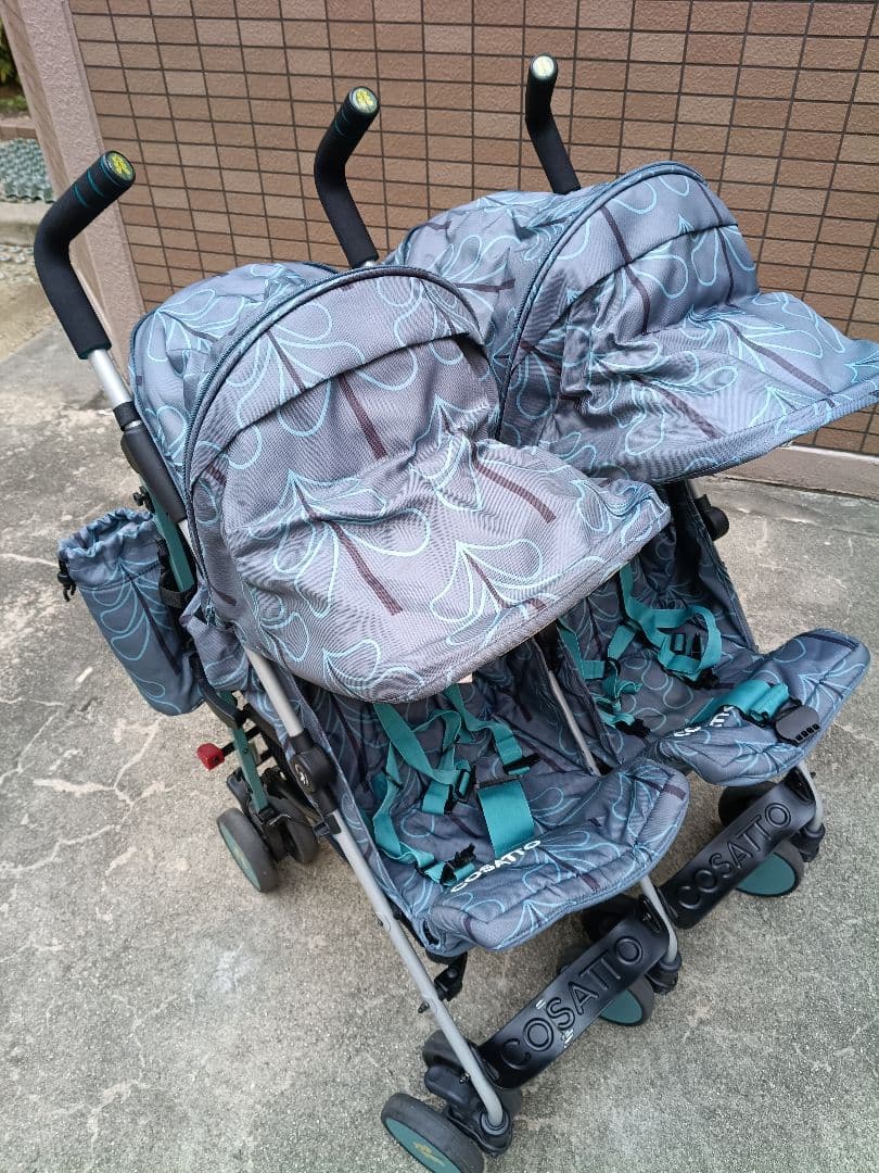 【美品】コサット フィヨルド ベビーカー 双子用 0ヶ月から