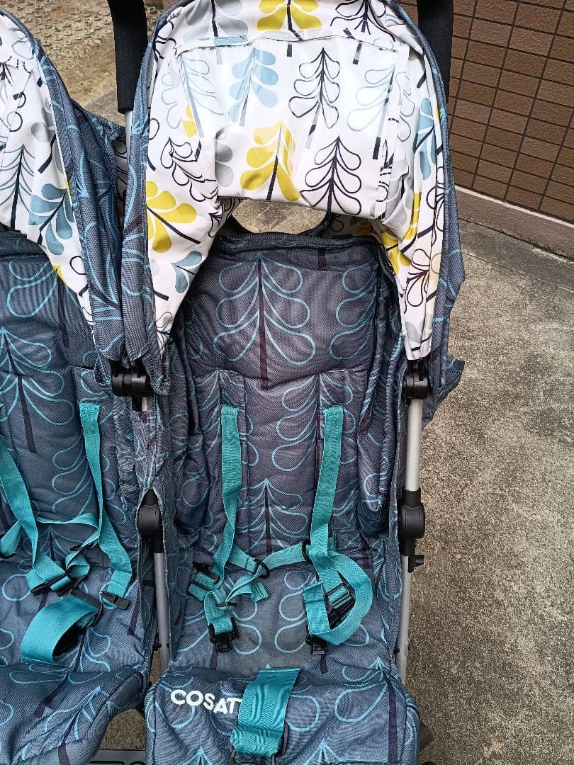 【美品】コサット フィヨルド ベビーカー 双子用 0ヶ月から