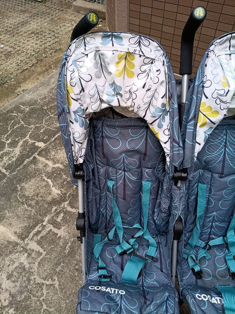 【美品】コサット フィヨルド ベビーカー 双子用 0ヶ月から