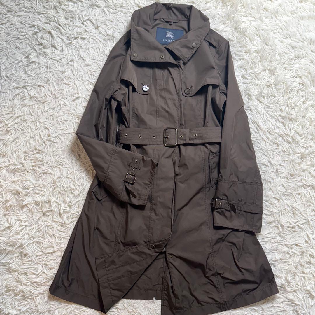 バーバリーロンドン 4WAY ロングコート　キルティングライナー　メガチェック