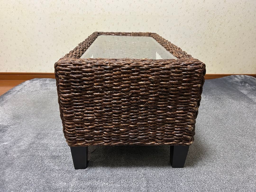 アバカ ガラステーブル(幅90)