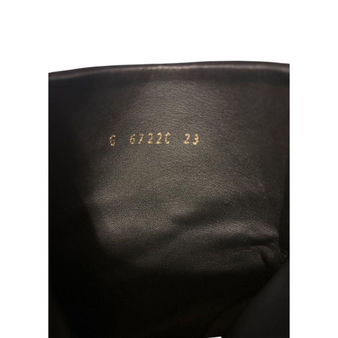 【極美品】DIANA chayコラボ　リボンショートブーツ 23 黒