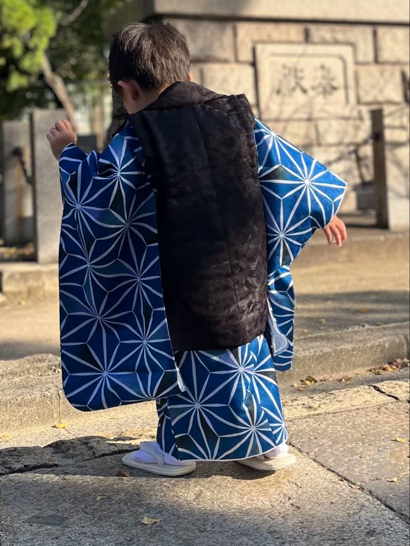 七五三 着物 男の子 3歳 フルセット 被布