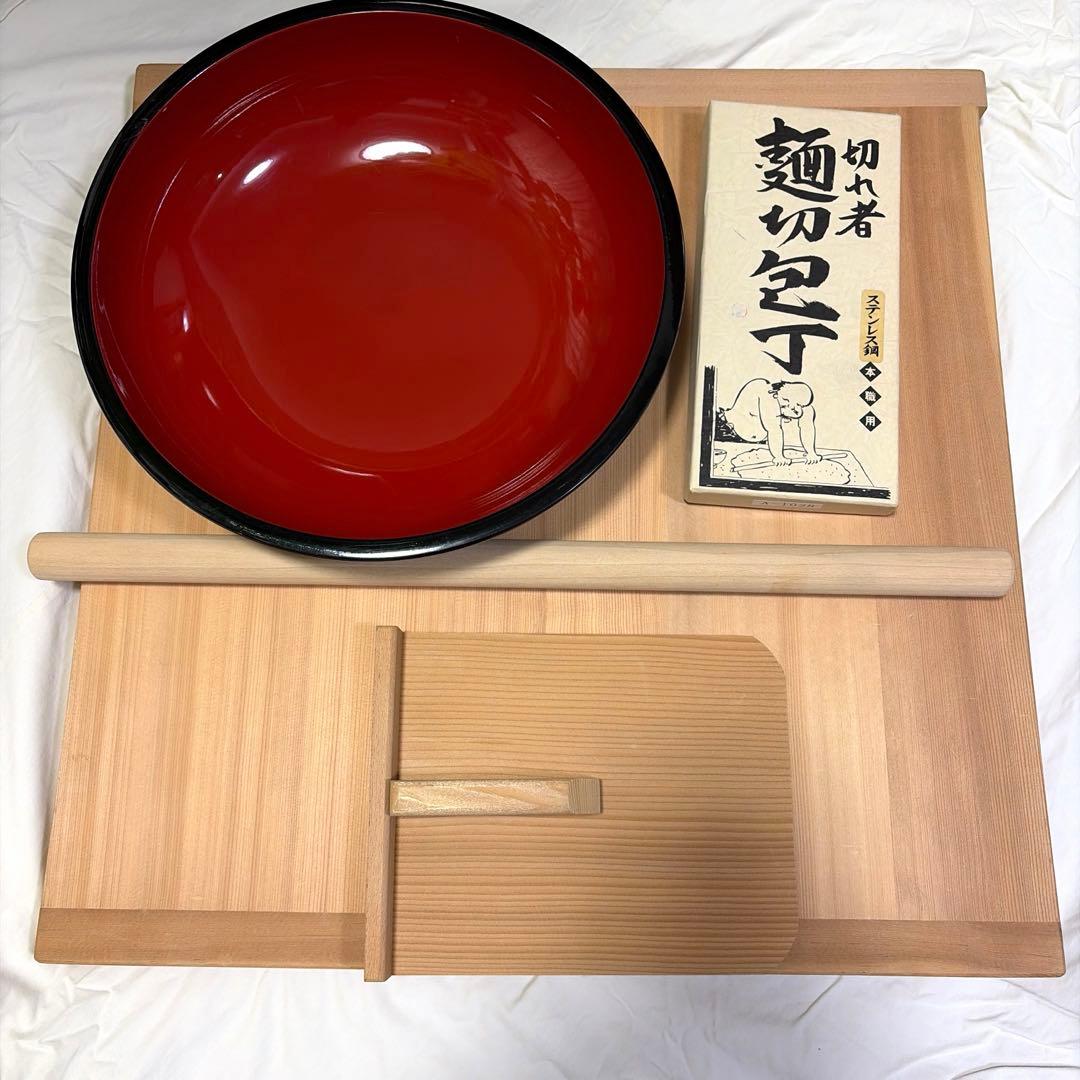 本格蕎麦打ち　麺打ち道具セット
