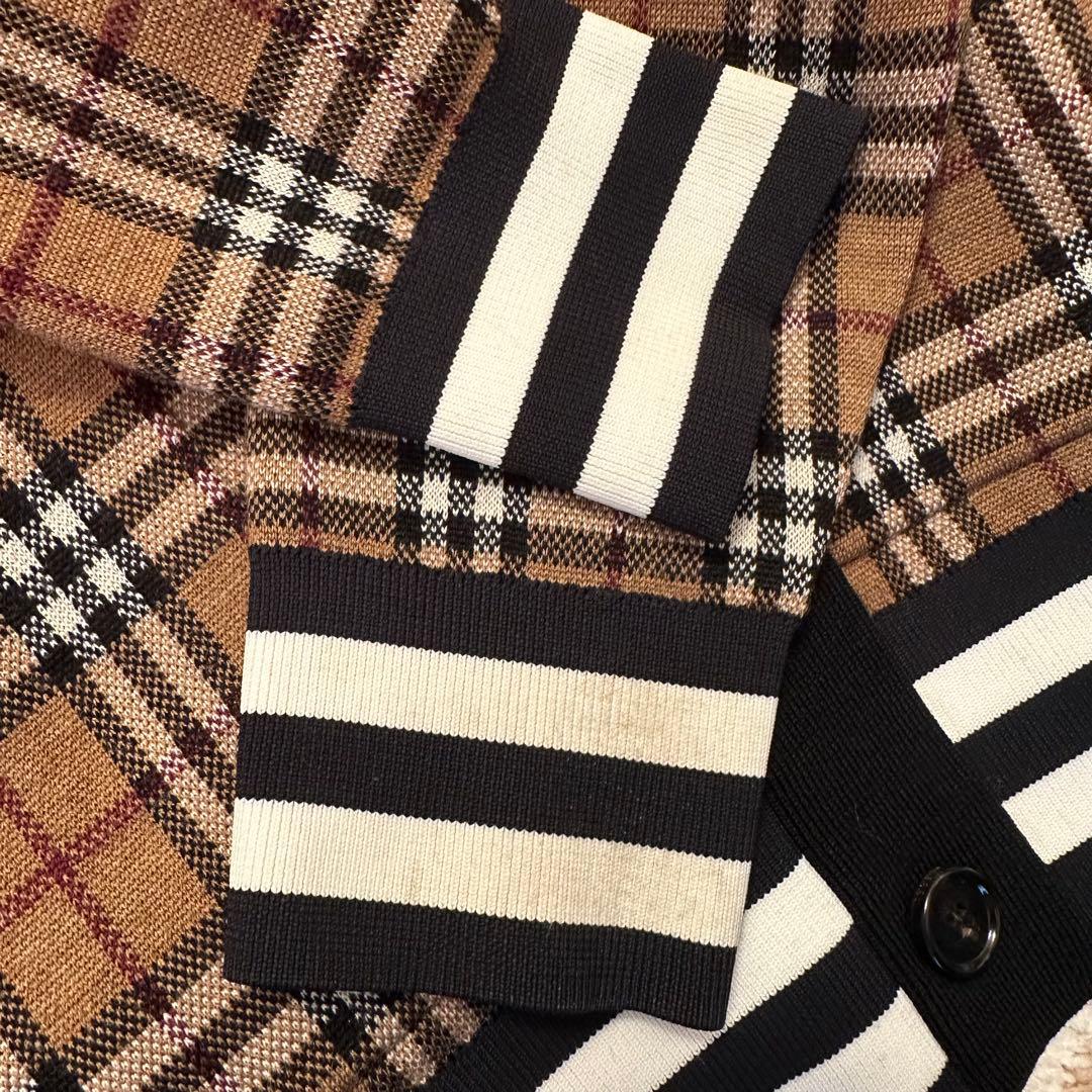 BURBERRY バーバリー　カーディガン　ノバチェック　メンズ　SP