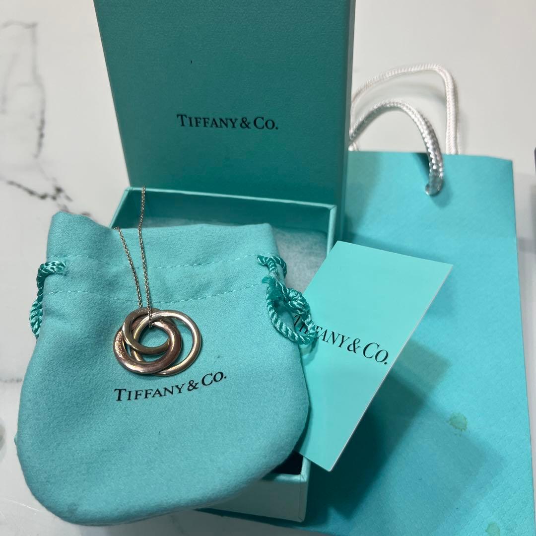 ティファニー　インターロッキングサークルネックレス