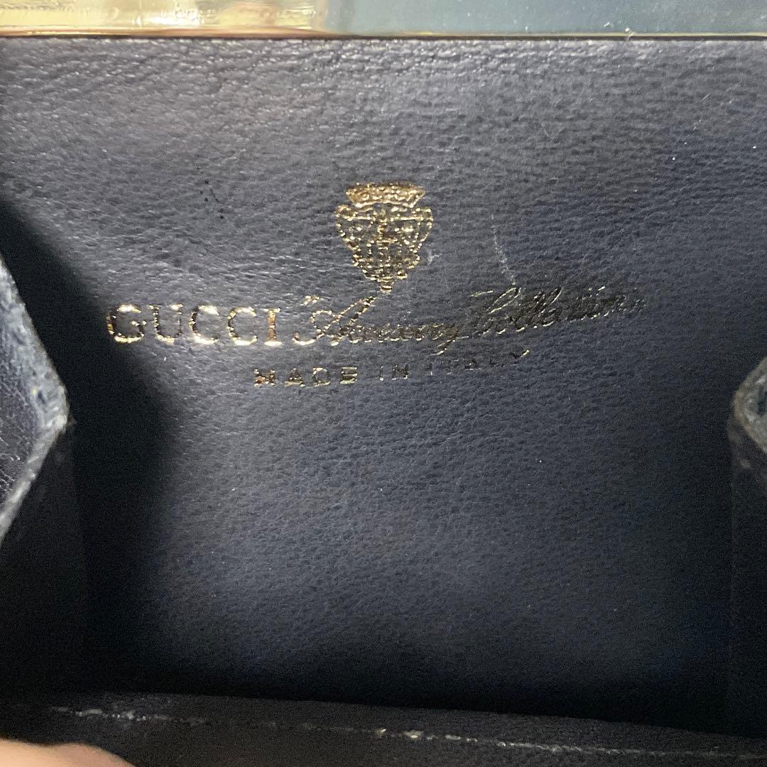 Gucci グッチ がま口 ケース 小銭入れ シェリーライン