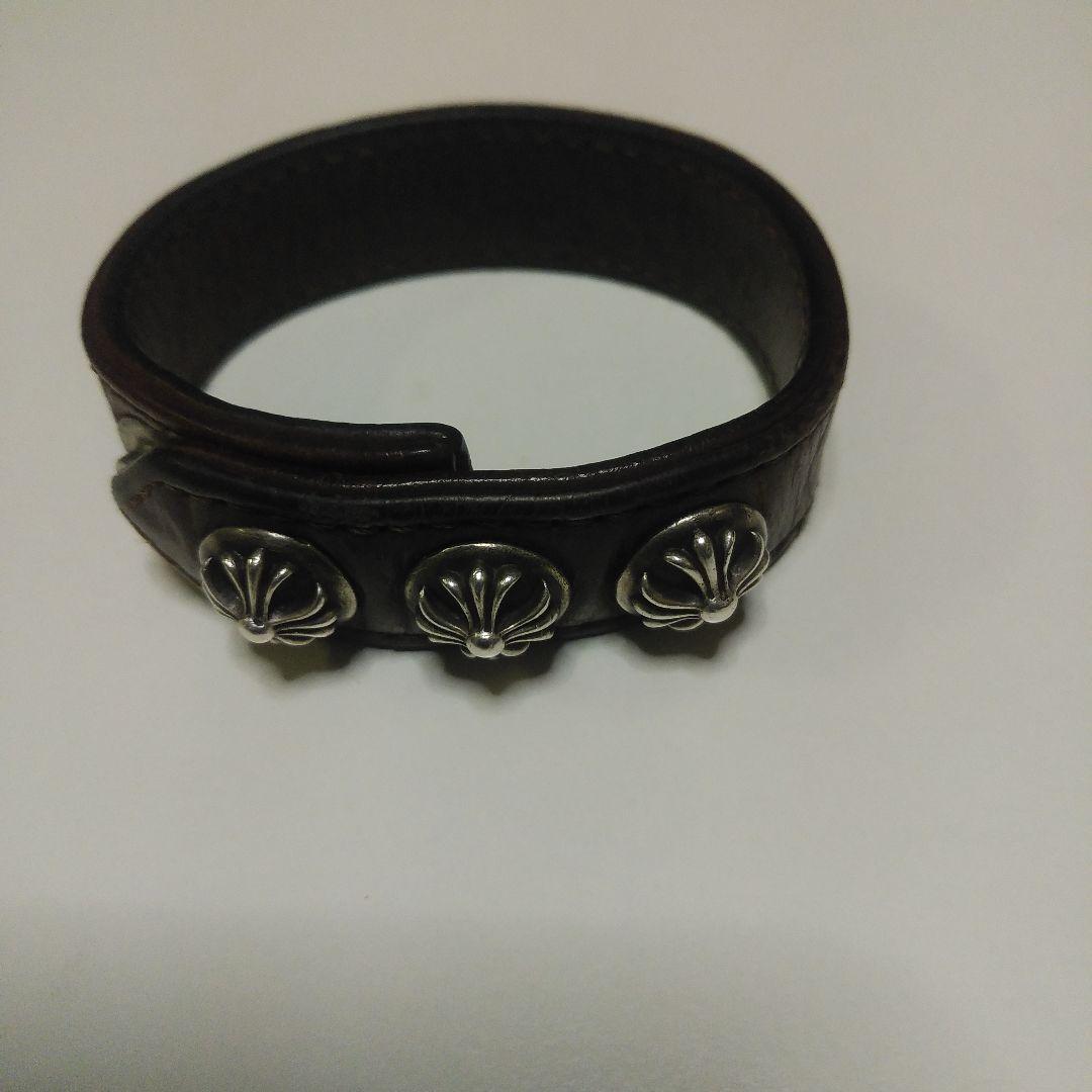 クロムハーツ レザーブレス