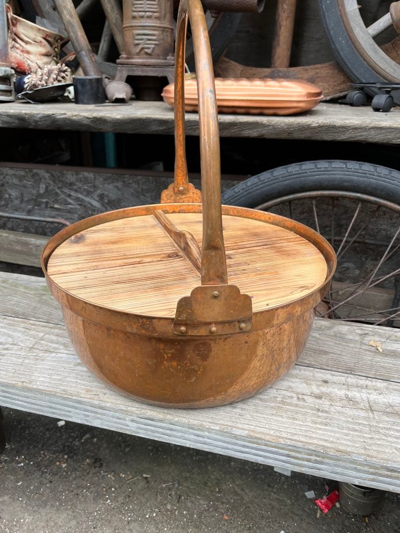 銅製手持ち鍋、銅製鍋、銅製石狩鍋、豚汁、カニ汁、鉄砲汁、イベント鍋