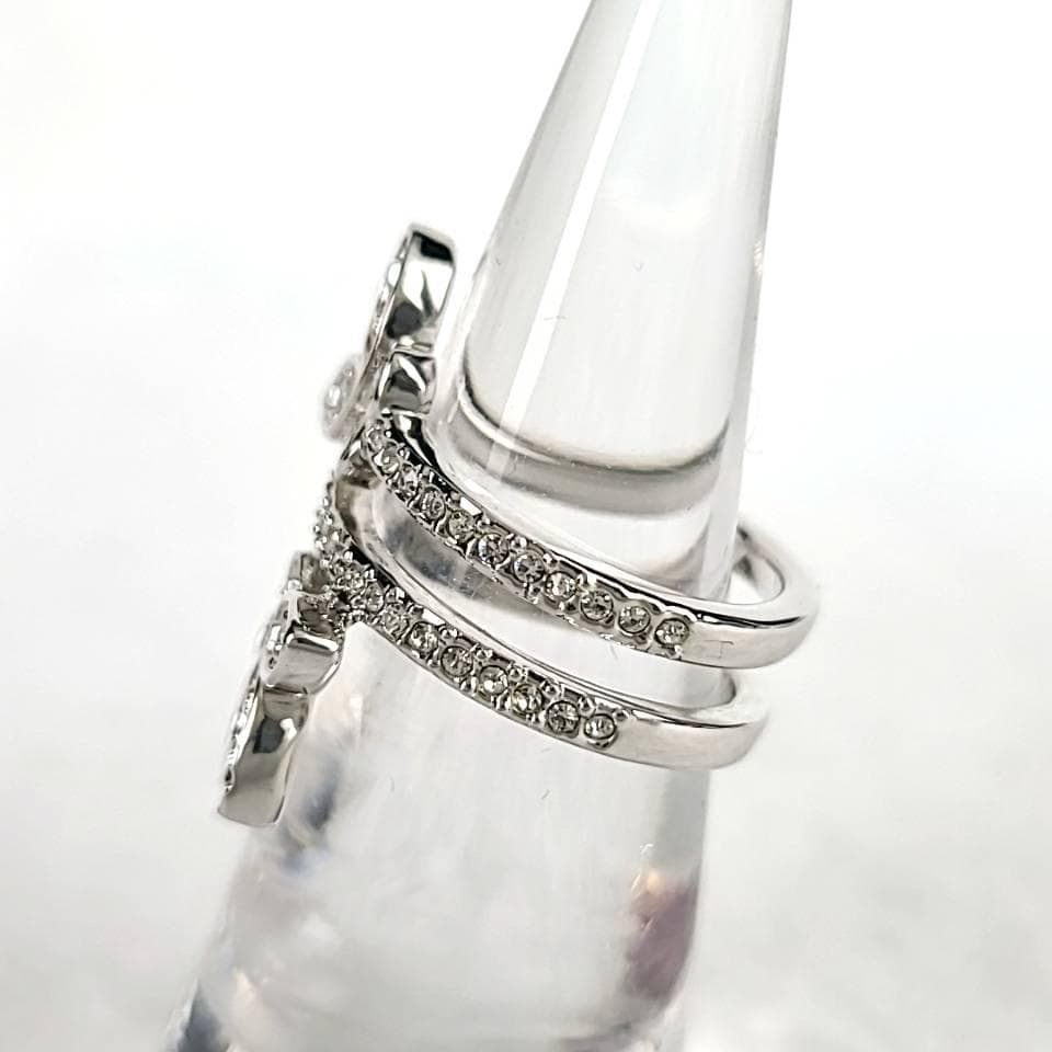 ▽極上品▽スワロフスキー　リング　指輪　ナイチンゲール　バタフライ　52 11号