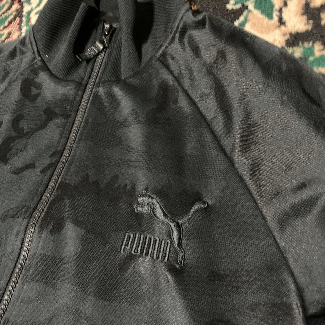 PUMA VANQUISH ジャージ　L セットアップ　カモ柄　ブラック
