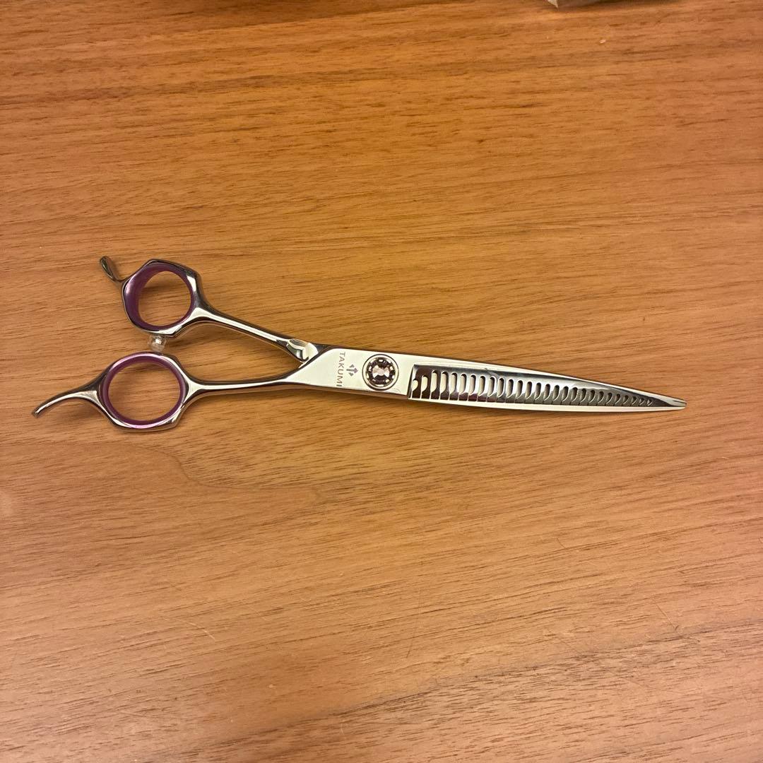 ハサミ　犬用すきばさみ ワンダーカーブシザー カーブブレンディング