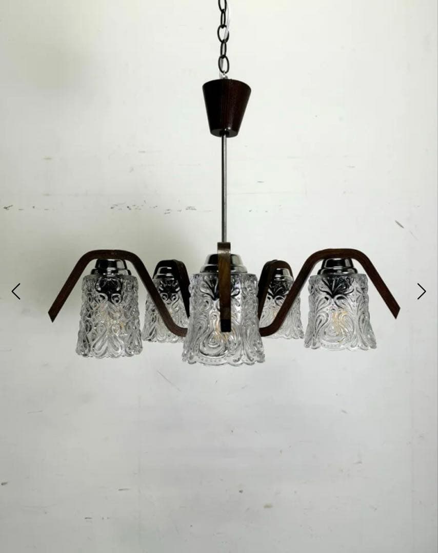 1960's DŘEVO v.d.Humpolec社製ヴィンテージ シャンデリア