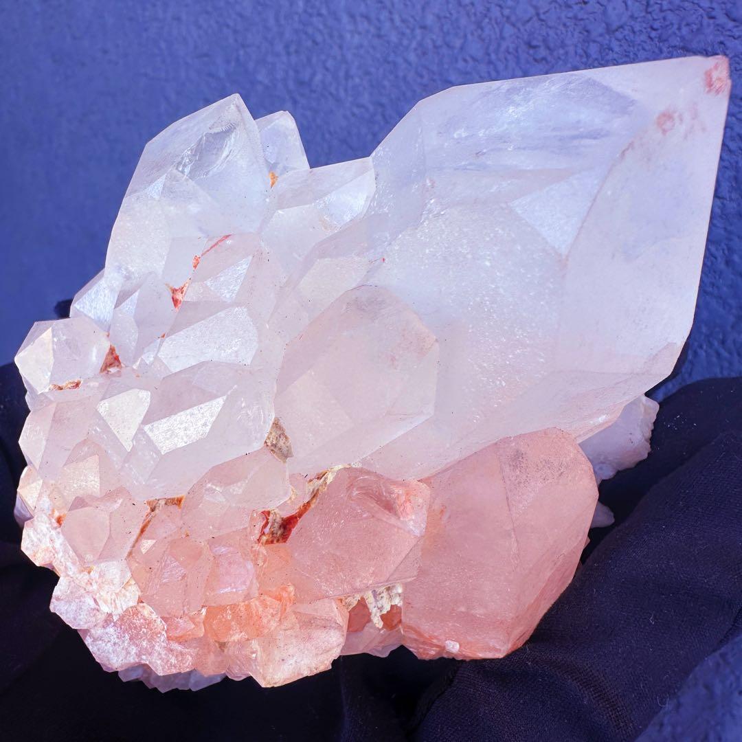 爆アレ❗️可愛いピンク♡超綺麗マダガスカル産パイナップルピンククラスターA1514