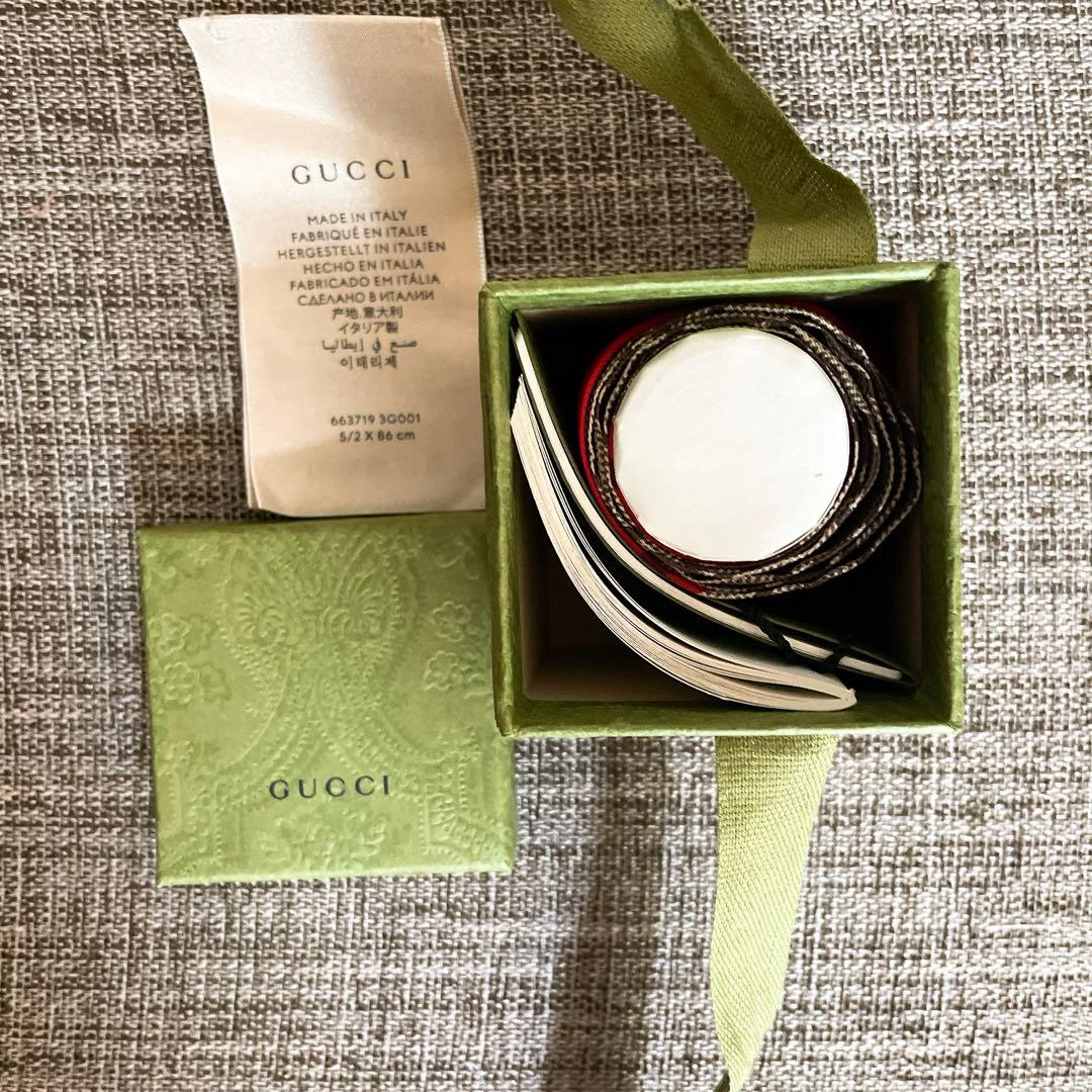 GUCCI ホースビット シルクネックボウ スカーフ