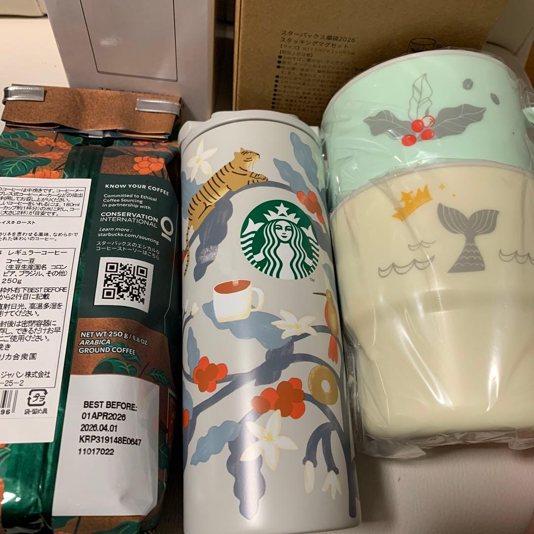 高*美様 スタバ福袋 2026 ドリンクチケット込み