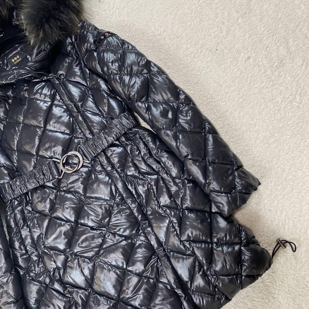 【美品】タトラス PIANETA ダウンコート ダイヤキルト ブラック　02