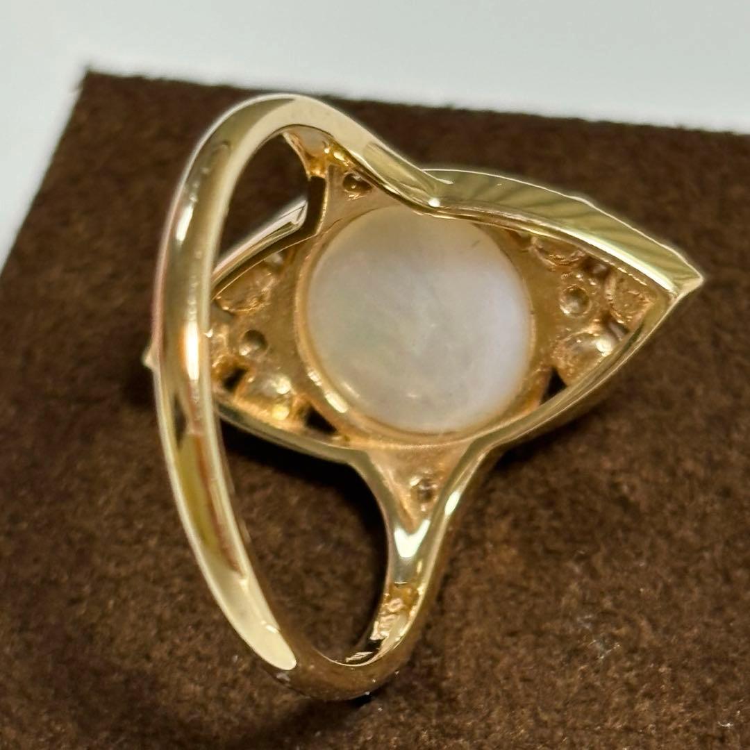 agete K10パールリング